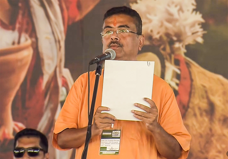 Suvendu Adhikari Oath Ceremony at Kolkata 